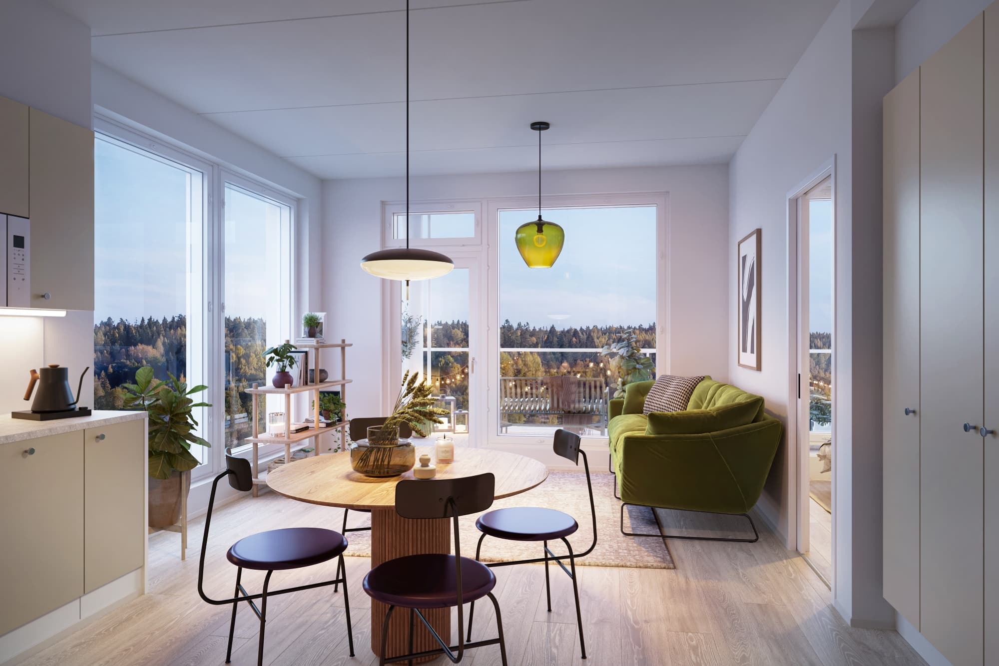 Residential Interior 3D Render