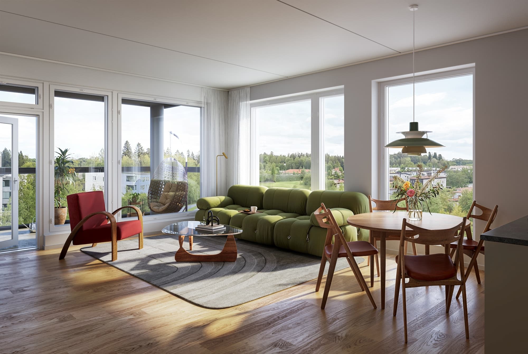 Interior Design 3D Render