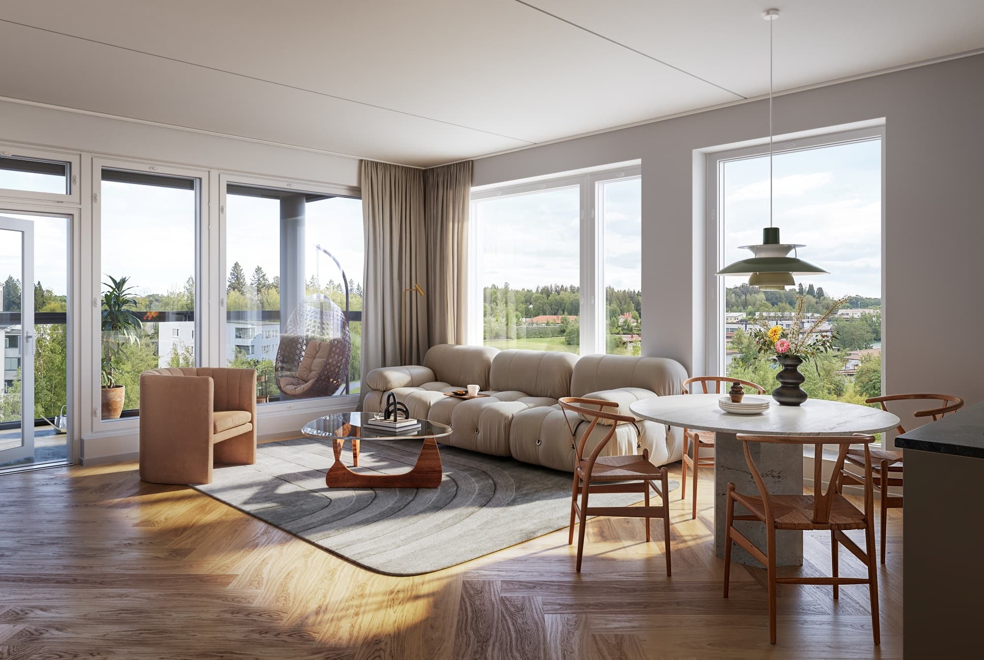 Residential Space Rendering